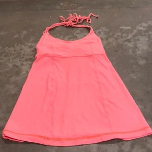 LULULEMON Wandering Yogi Halter Peach Pink